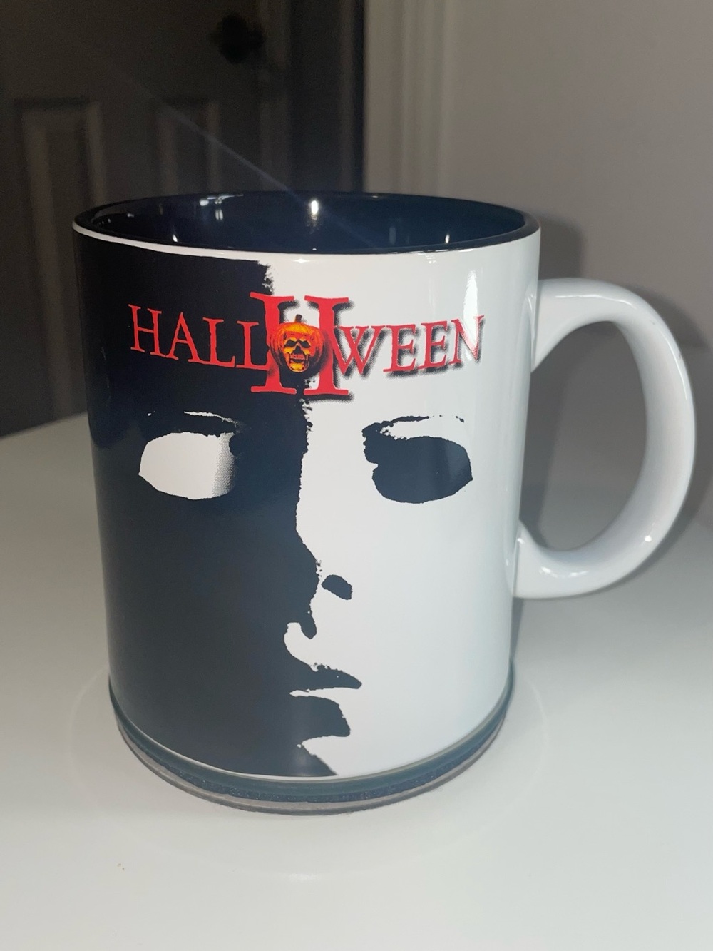 Black and White Michael Myers Ceramic Mug